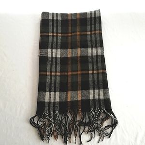 Goodfellow & Co Men's Plaid Acrylic Twill Woven Scarf One Size